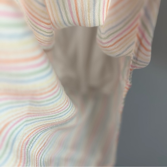 Japna Multicolor Pastel Striped Jumpsuit Size M - Picture 14 of 17